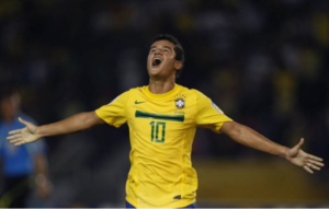 Ο Coutinho με την φανέλα της Εθνικής Βραζιλίας