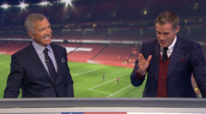 Graeme Souness και Jamie Carragher στο πλατό του Sky Sports.