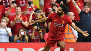 O Mo Salah πέτυχε 2 από τα 3 γκολ της Liverpool.