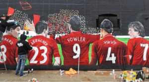 Η νέα τοιχογραφία της Liverpool.