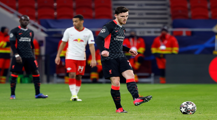 O Andy Robertson στη Βουδαπέστη.